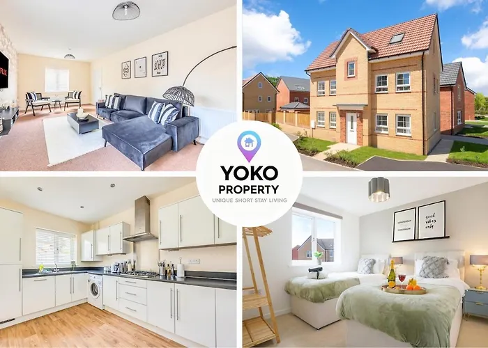 Detached House In Brooklands - Prime Location - Driveway Parking, Self-Check-In, Fast Wifi And Smart Tv By Yoko Property