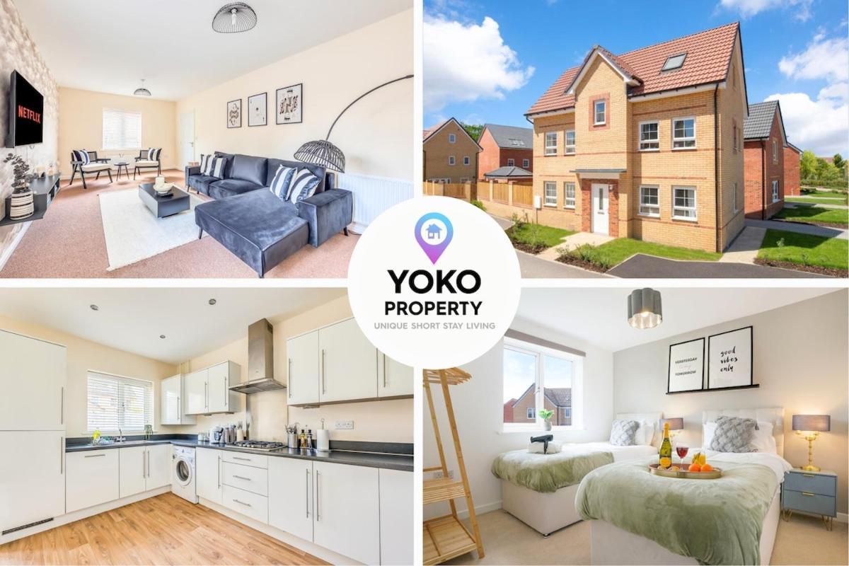 Detached House In Brooklands - Prime Location - Driveway Parking, Self-check-in, Fast Wifi And Smart Tv By Yoko *